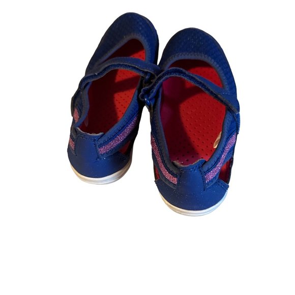 Lands End blue Mary janes flats size 1 M - Picture 2 of 7